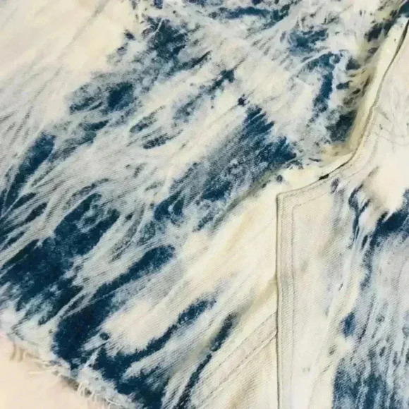 Madewell Tie Dye Denim Skirt Tie Dye Size 27 - Picture 8 of 8